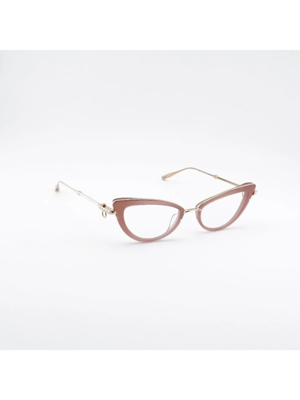 Valentino V-DAYDREAM VLX-123B-CH Eyeglasses Gold 51mm Cat Eye Frame with Chain